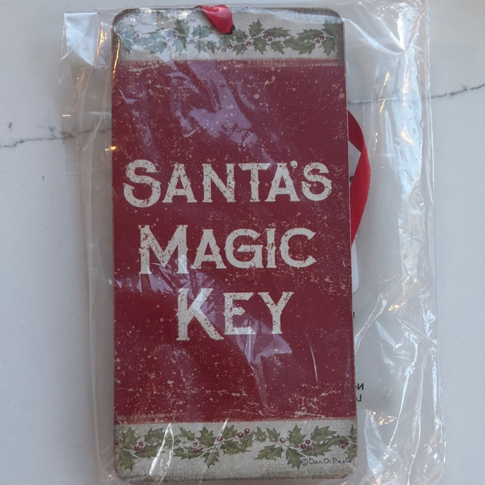 BRAND NEW 
Red Santa's Magic Key ornament 🔑 🧑‍🎄 Xmas Christmas